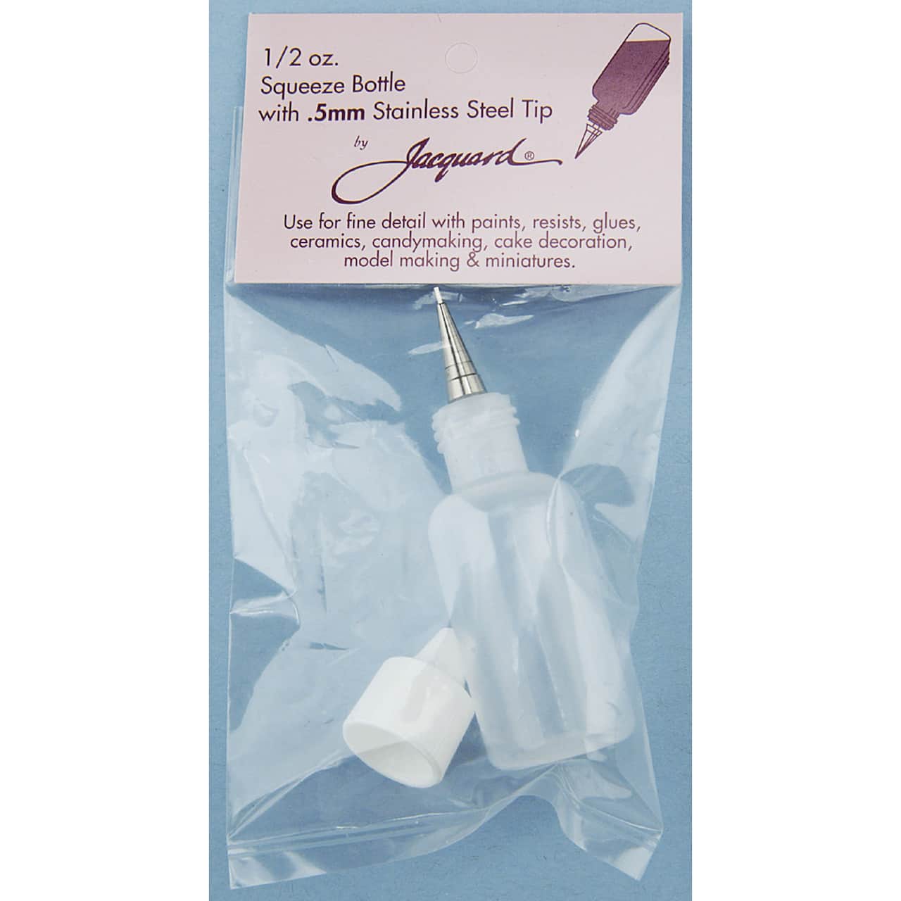 12 Pack: Jacquard Small 1/2oz. Applicator Bottle with Metal Tip